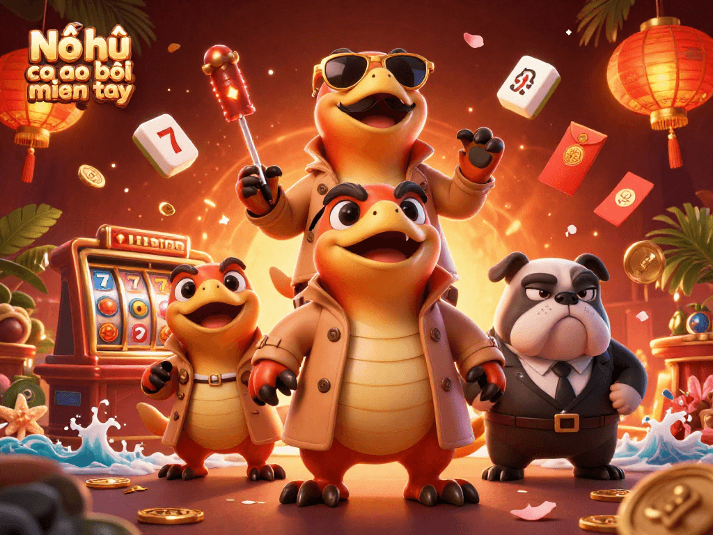Experience the thrill of Nổ hũ cao bồi miền tây with vivid characters and jackpot excitement.