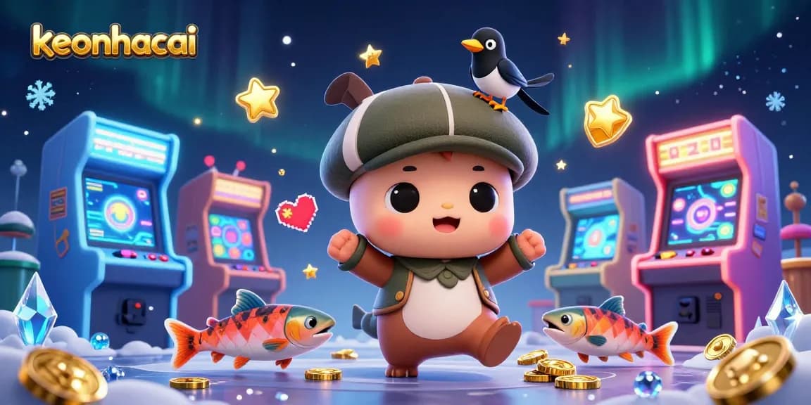 Experience thrilling keonhacai action with cute Nessie and a vibrant casino atmosphere.