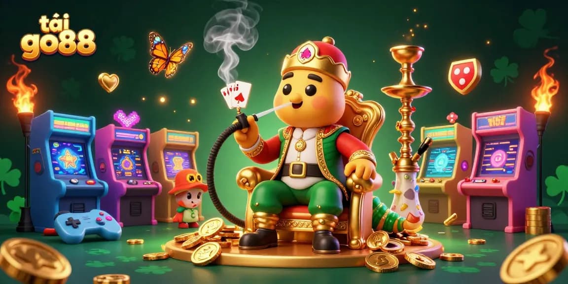 Experience thrilling gameplay styles with tải go88, visualized in an enchanting casino-themed scene.
