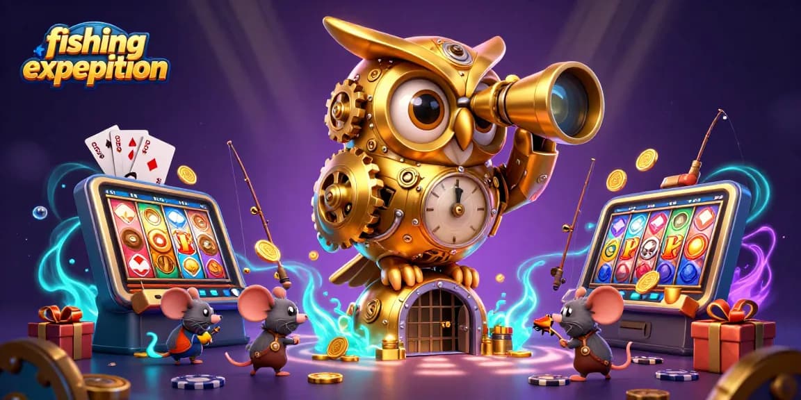 Engage in a thrilling fishing expedition with captivating 3D characters and casino elements!