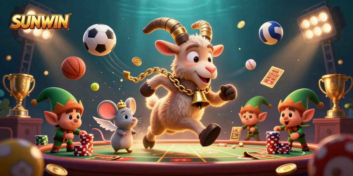 SUNWIN invites players to join the festive casino adventure amidst 3D cartoon chaos, featuring playful characters and vibrant games.