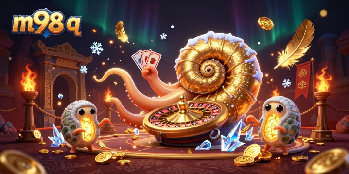 Engage in games with the m98 q nautilus roulette, showcasing luminous ammonite companions.
