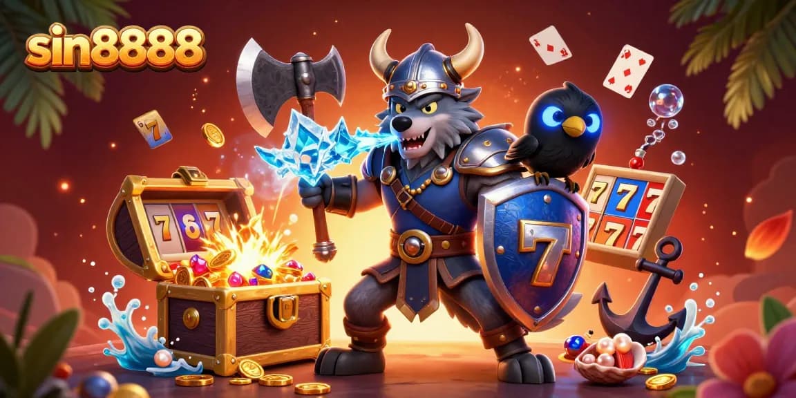 Engage with sin8888's vibrant casino world filled with treasures and exciting gameplay.