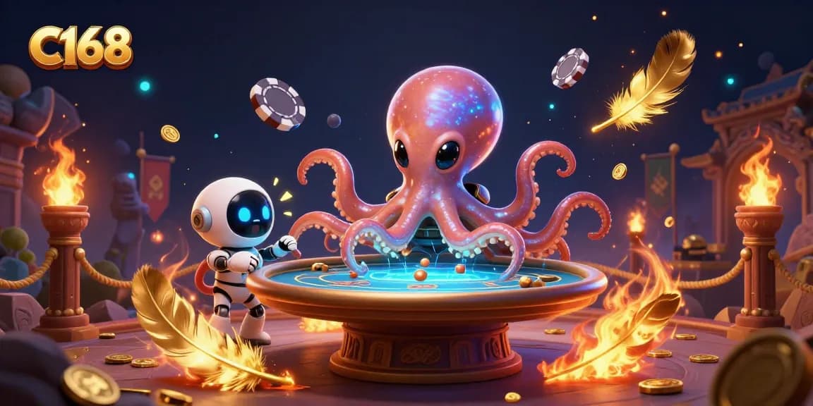 C168 guides players through an exciting alien casino experience with dynamic poker gameplay.