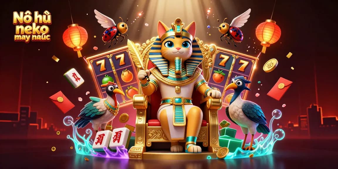 Spin to win big with Nổ hũ neko may mắn featuring vibrant graphics and jackpot excitement!