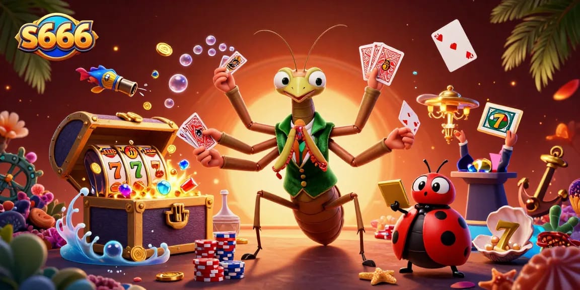 Engage with exciting s666 casino gameplay featuring dynamic characters and vibrant gaming elements.