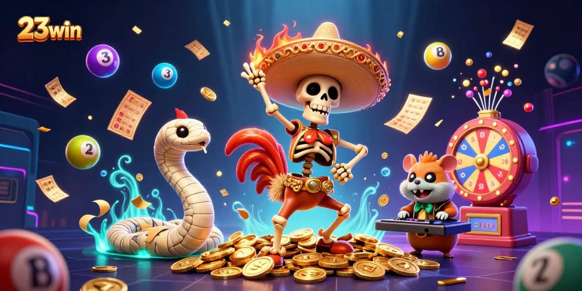 Experience thrilling wins with the vibrant 23win gaming scene full of fortune elements.