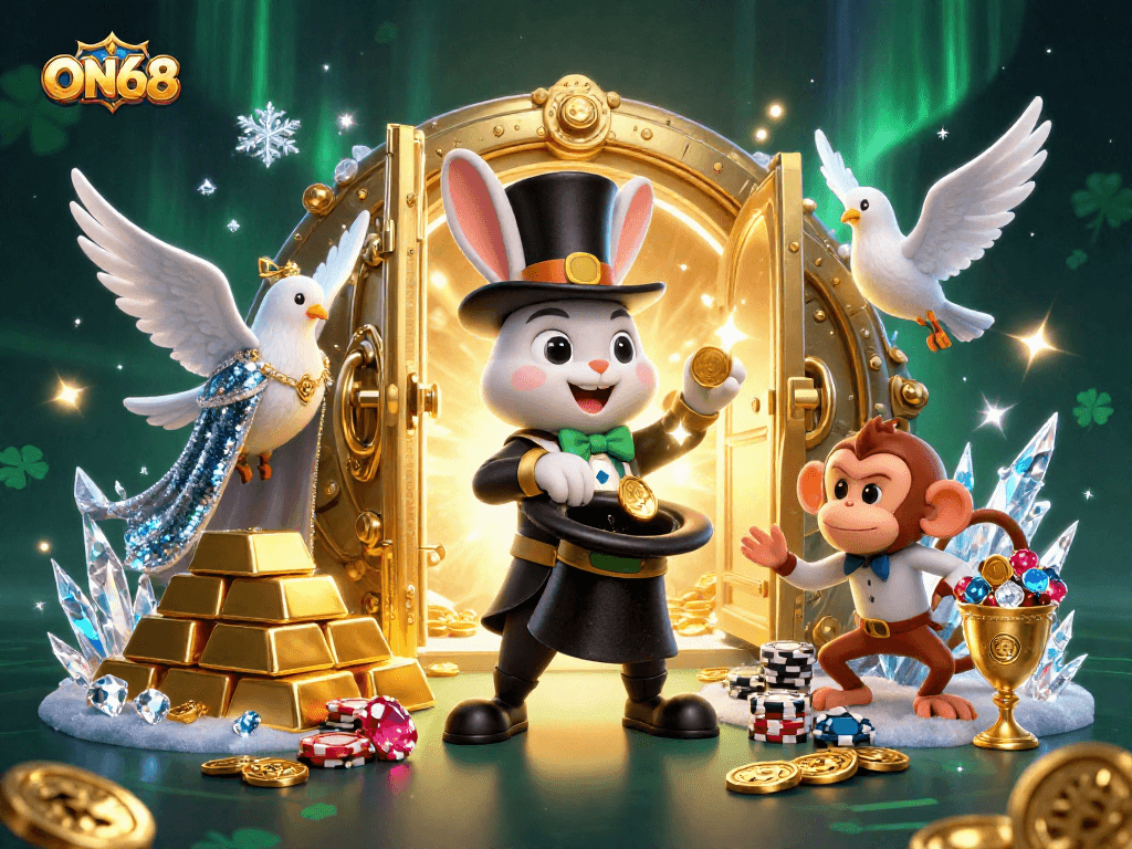 Experience the excitement of ON68 casino with magical characters and thrilling winnings!
