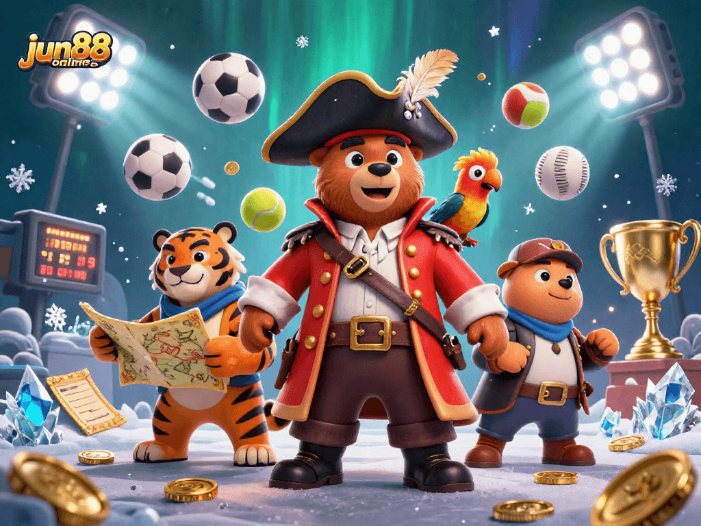 Join the excitement of jun88online with engaging casino elements and competitive sports action.