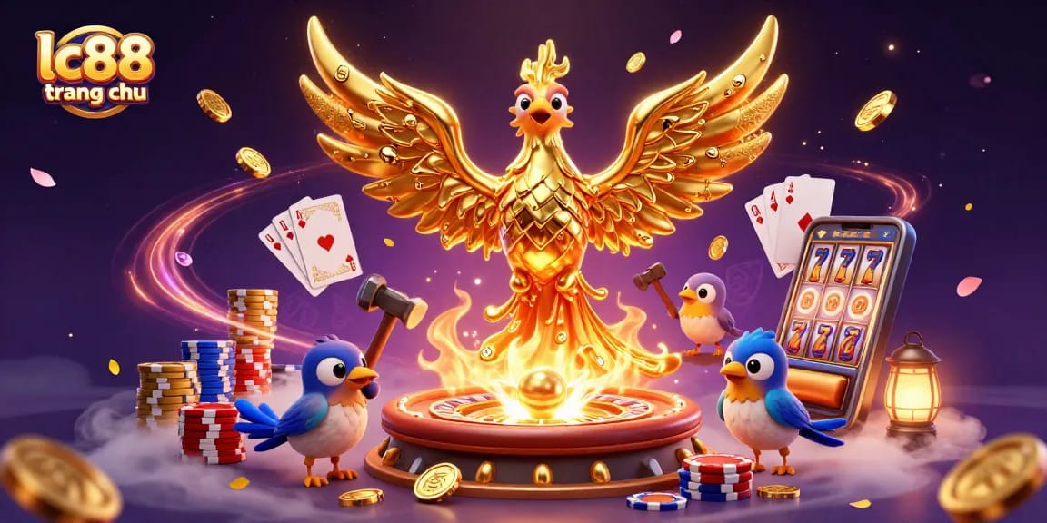Win big with lc88 trang chu while playing animated casino games amidst golden treasures.