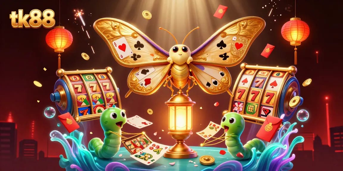 Win big at tk88 while enjoying vibrant casino scenes with 3D illustrations of slots and games.