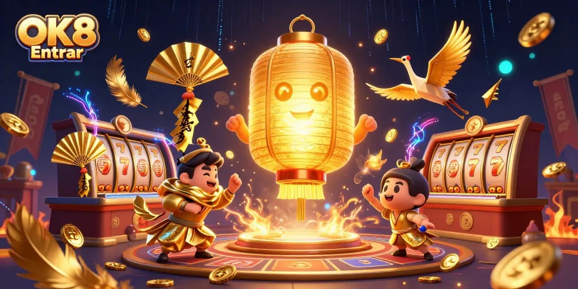 Experience the magic of casino gaming with the OK8 Entrar platform, featuring vibrant games and lively visuals.