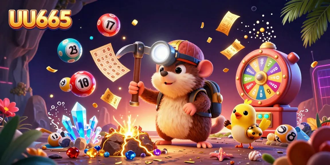 UU666 promotes interactive play with a vibrant, dynamic scene of treasure hunting and games of chance.