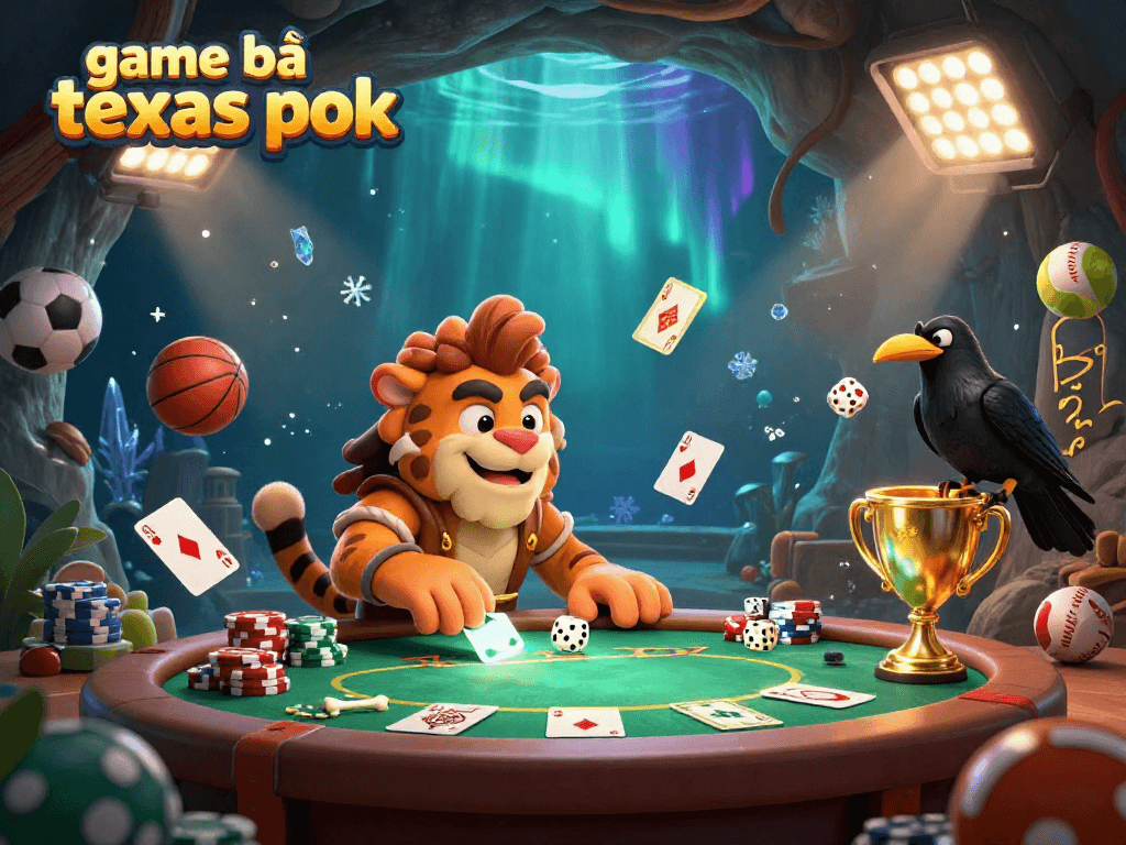 Experience thrilling game bài texas poker with vibrant characters and dynamic gameplay elements.