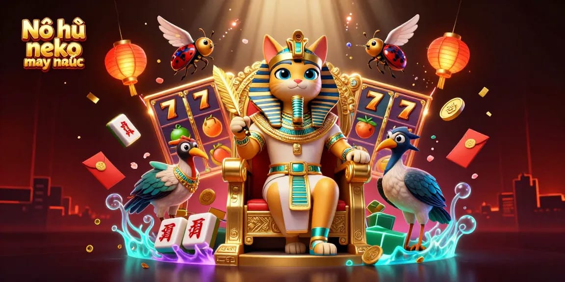 Spin to win big with Nổ hũ neko may mắn featuring vibrant graphics and jackpot excitement!