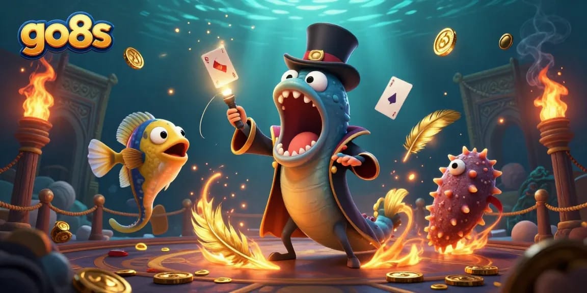 Experience thrilling gameplay with go8s, featuring whimsical sea creatures in a magical underwater casino.