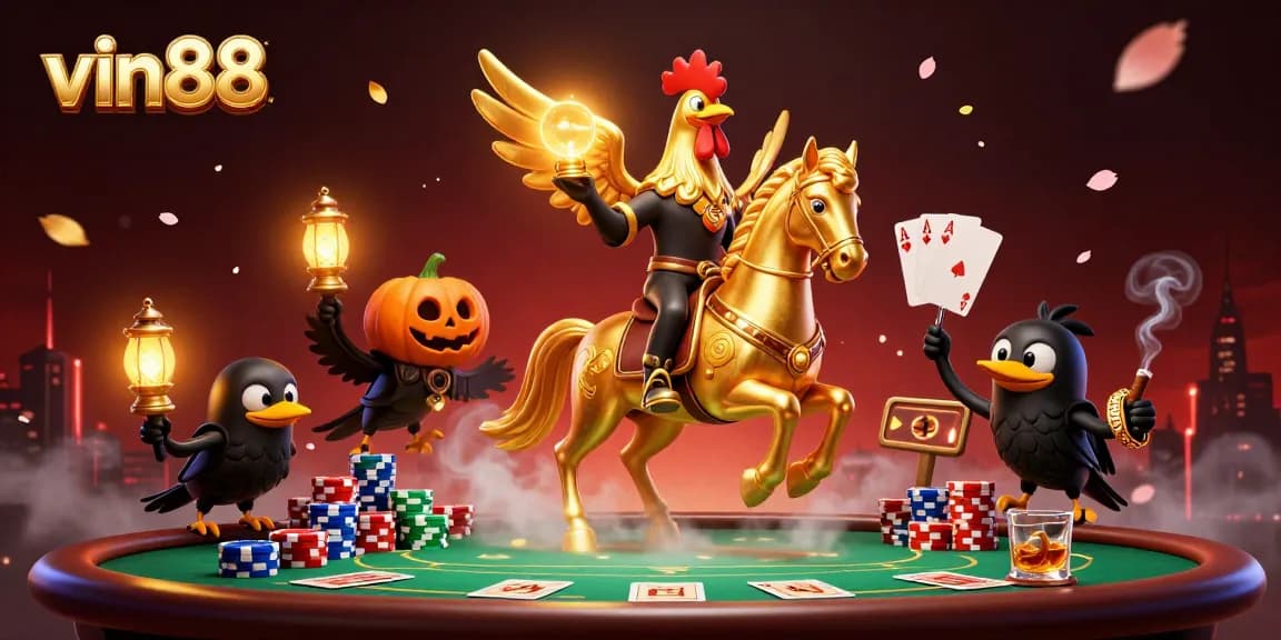 Engage in exhilarating gambling experiences at vin88 featuring vibrant casino visuals.