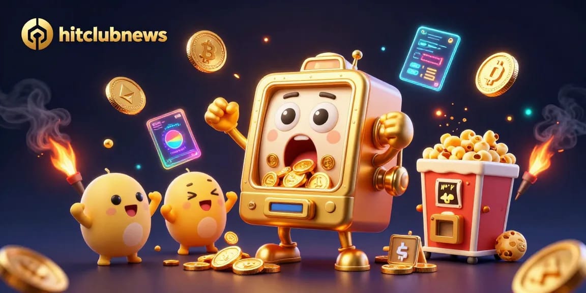 Engage with hitclubnews as animated slot machines celebrate a jackpot, showcasing vibrant gaming excitement.