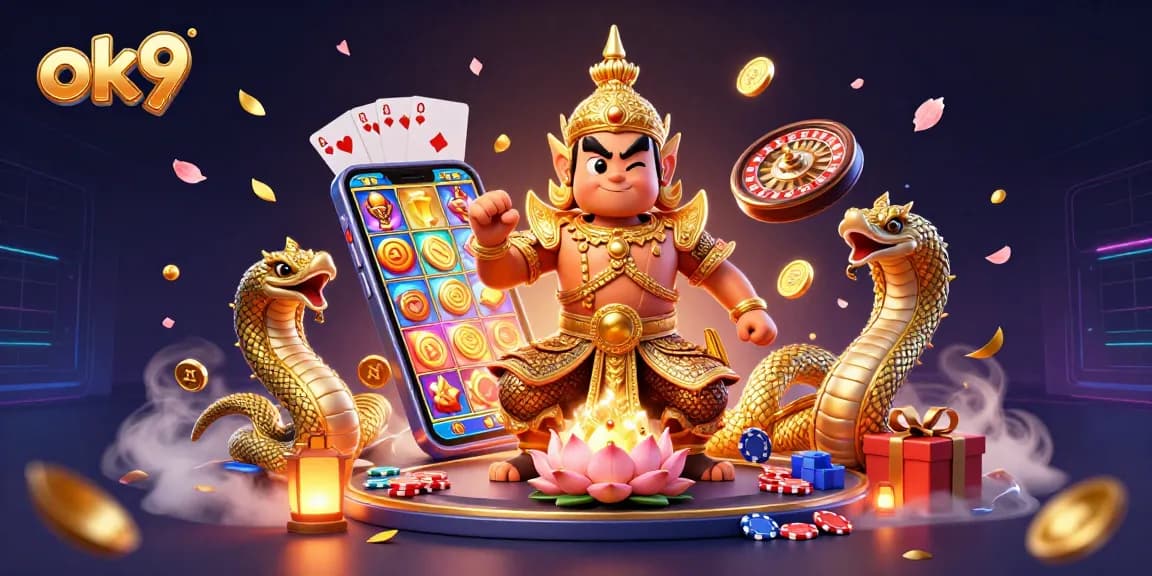 Experience online candy slot games and promotions at OK9!