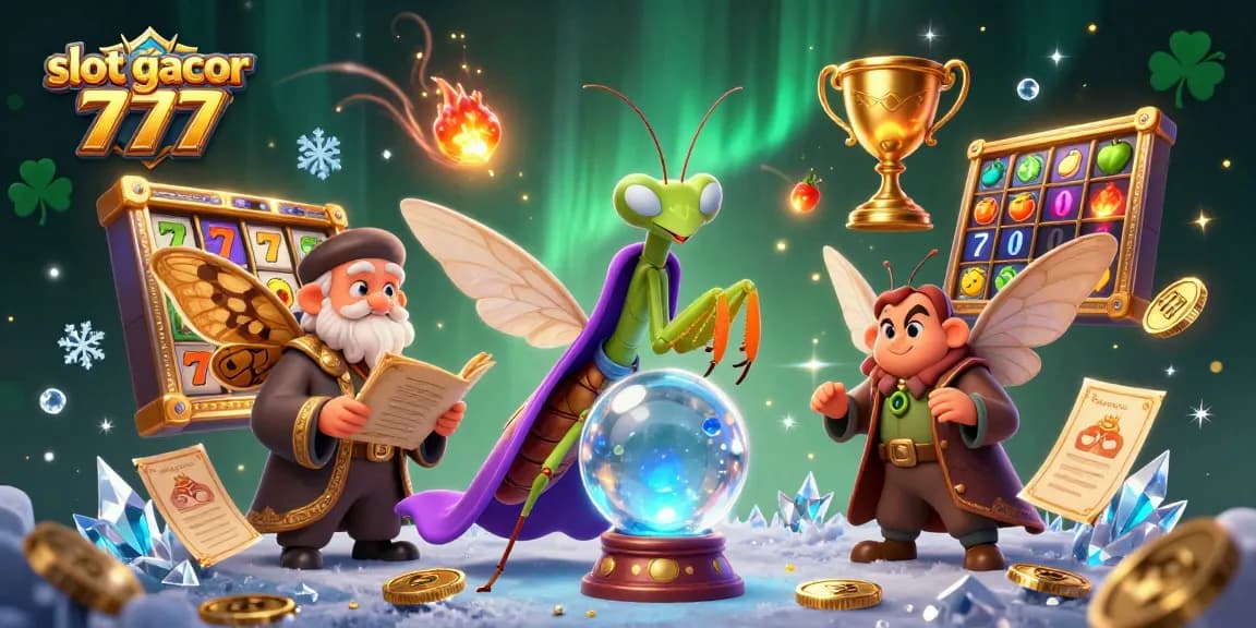 Experience the magic of slot gacor 777 with vibrant 3D characters and dynamic casino elements.