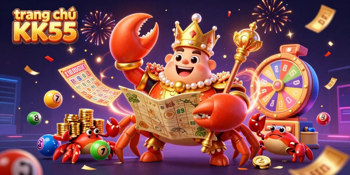 Win big on trang chủ KK55 with dynamic lottery games featuring colorful balls and exciting prizes.