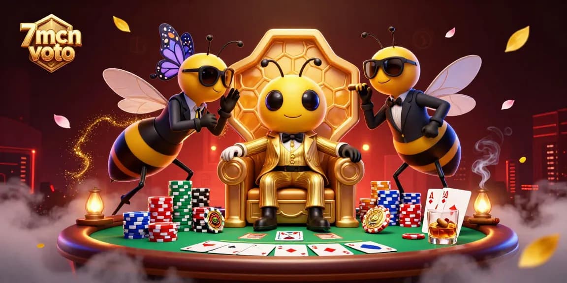 Engage in the excitement of 7mcn voto's vibrant poker scene, highlighting casino elements.