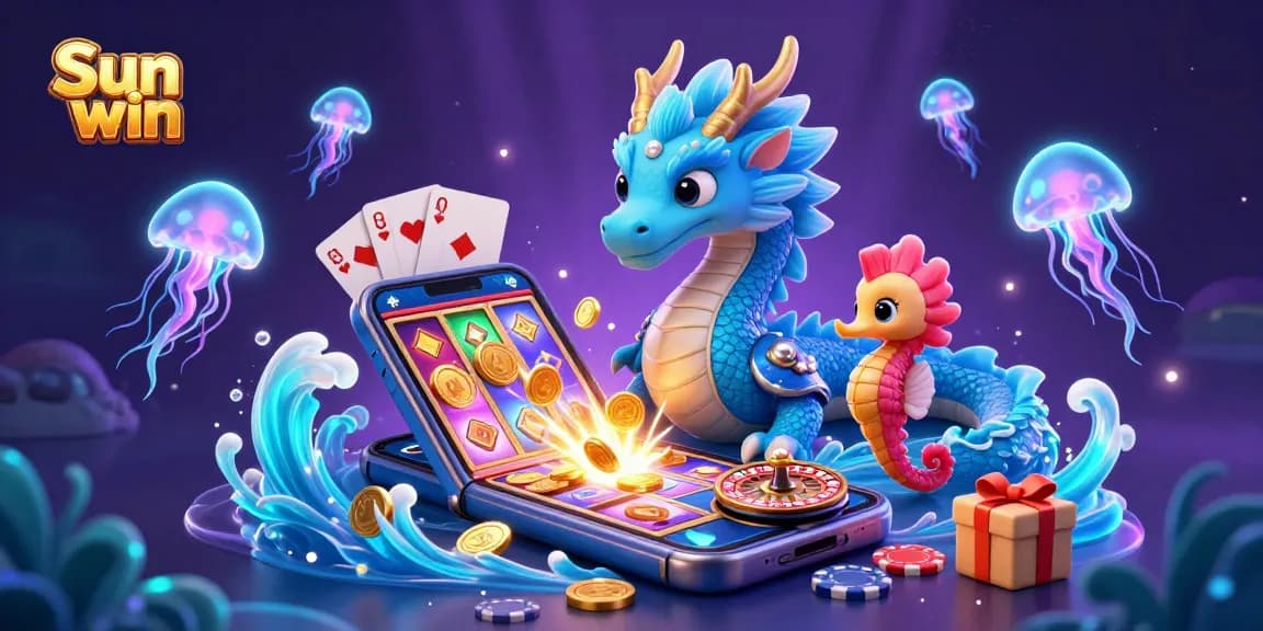 Spin the reels on Sun win with vibrant game elements and magical aquatic features.