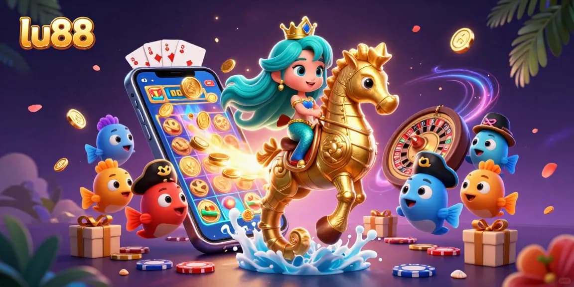 Experience thrilling gameplay at lu88 with vibrant casino elements and enchanting characters in a rich 3D world.
