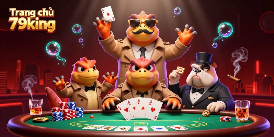 Experience the thrill of Trang chủ 79king as raptors amusingly attempt VIP entry at an extravagant casino.