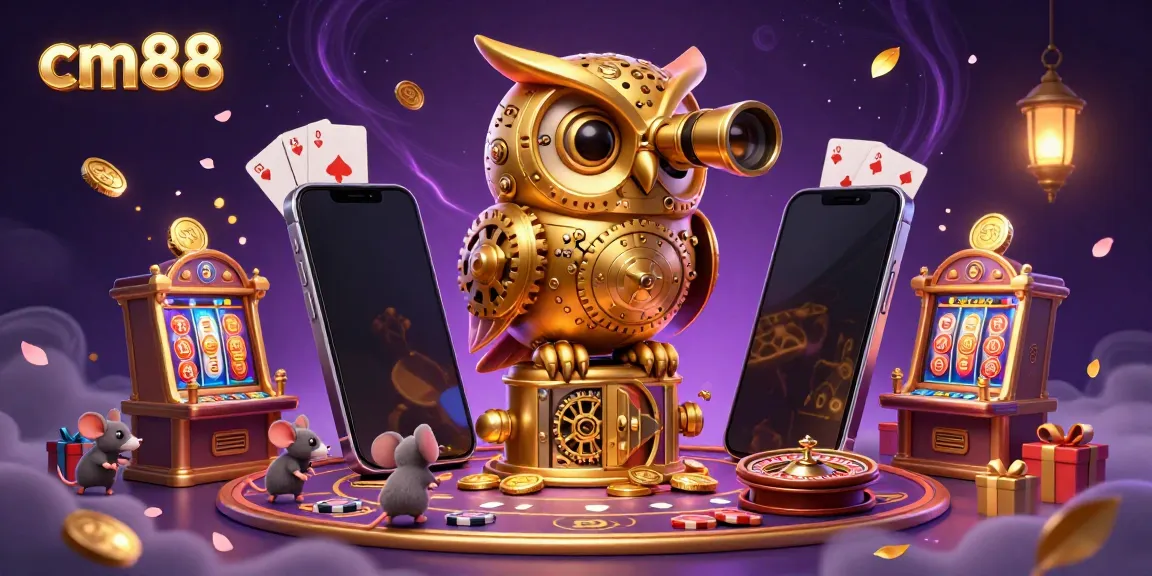 Experience the thrill of cm88 with vibrant casino elements, animated characters, and engaging gameplay.