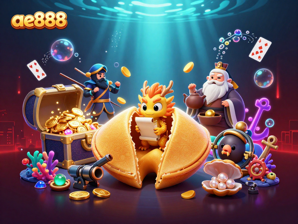 Experience the excitement of ae888 with a vibrant 3D casino scene full of adventure.