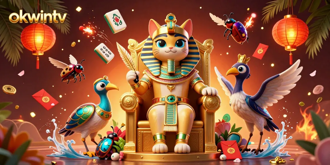 Experience live sports action with okwintv in ultra-realistic 3D casino illustration.