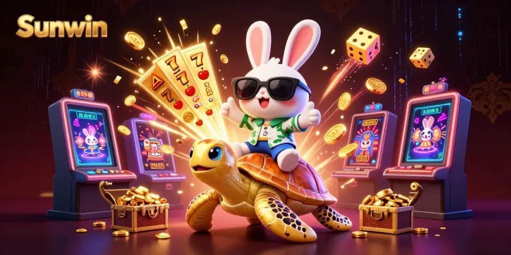 Engage in thrilling gaming at Sunwin with vibrant 3D visuals, a lucky rabbit, and a giant jackpot!