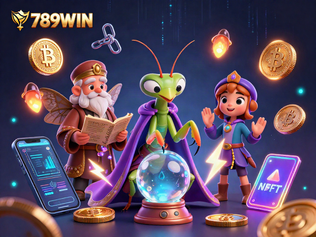 Engage with 789WIN and unlock gaming opportunities in this vibrant 3D casino illustration.