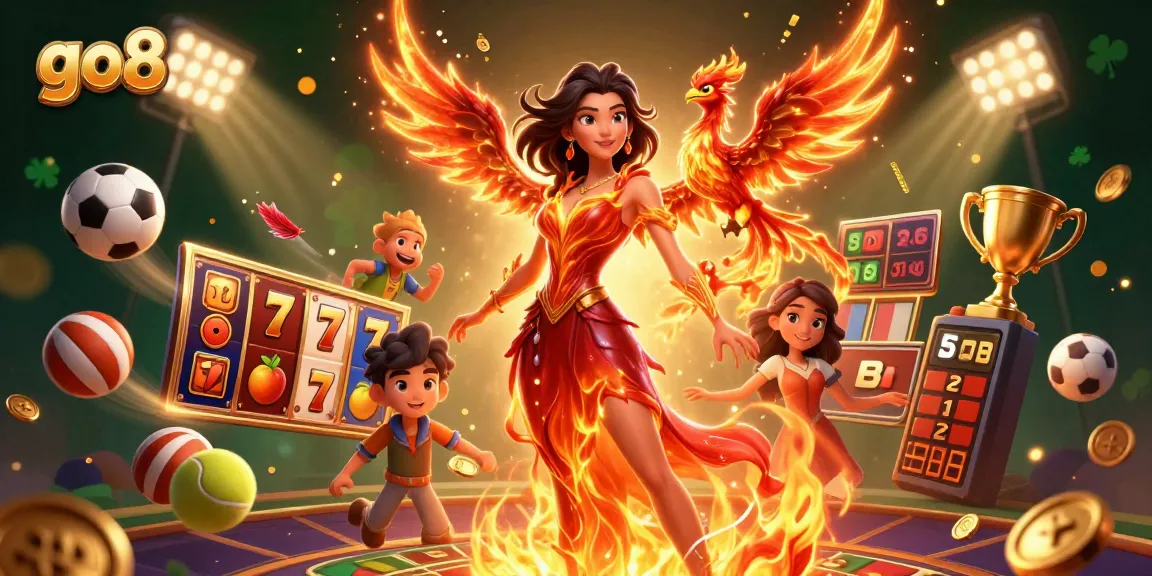 Engage with go8's vibrant online gaming experience featuring immersive casino elements and dynamic action.
