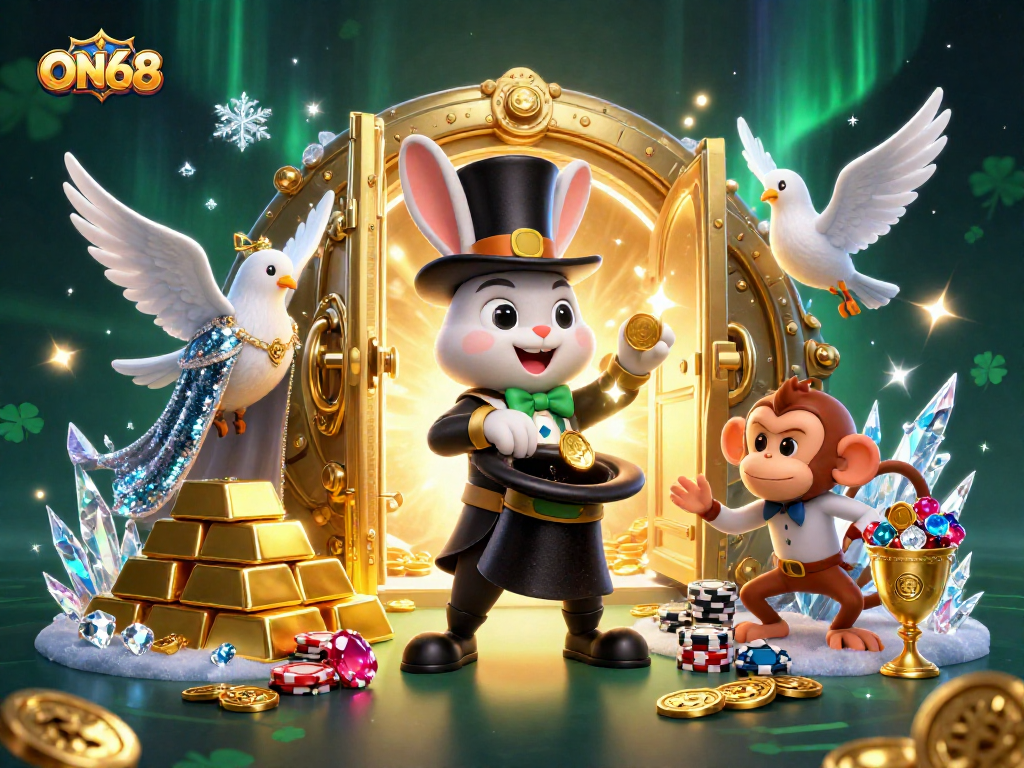 Experience the excitement of ON68 casino with magical characters and thrilling winnings!