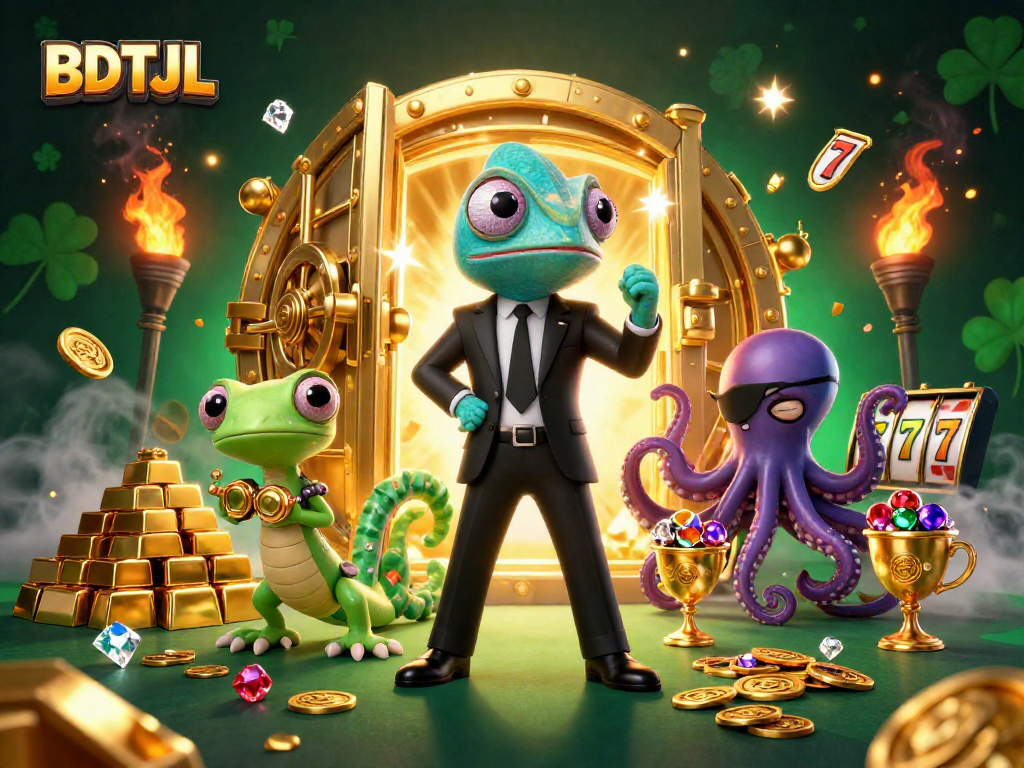 Experience excitement at BDTJL with a thrilling scene of secret agents and treasures from the casino world.