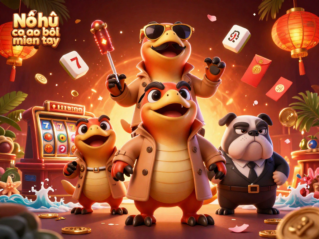 Experience the thrill of Nổ hũ cao bồi miền tây with vivid characters and jackpot excitement.