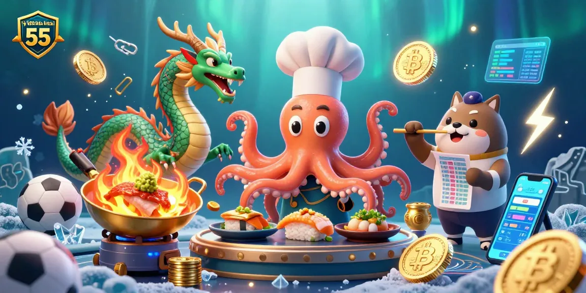 Engage with ty le keo nha cai 55 while enjoying a dynamic sports betting scene featuring lively cartoon characters.