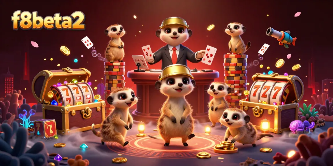 Engage in thrilling gameplay at f8beta2 with dynamic meerkats running an exciting casino operation.