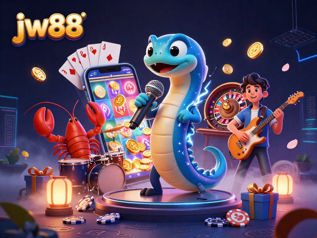 Experience the excitement of jw88 underwater casino with vibrant characters and lively gaming elements.