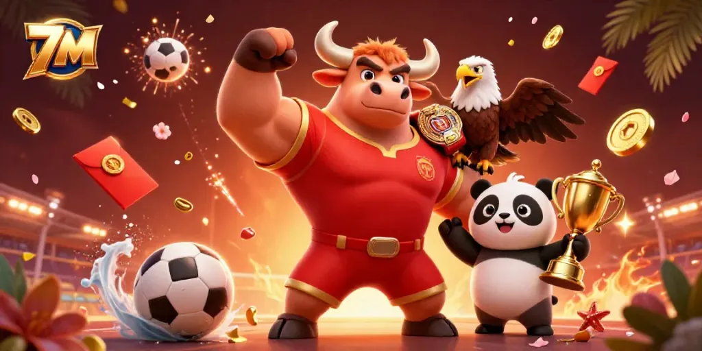 Celebrate victories with 7M live sports scores and betting insights in this vibrant illustration.