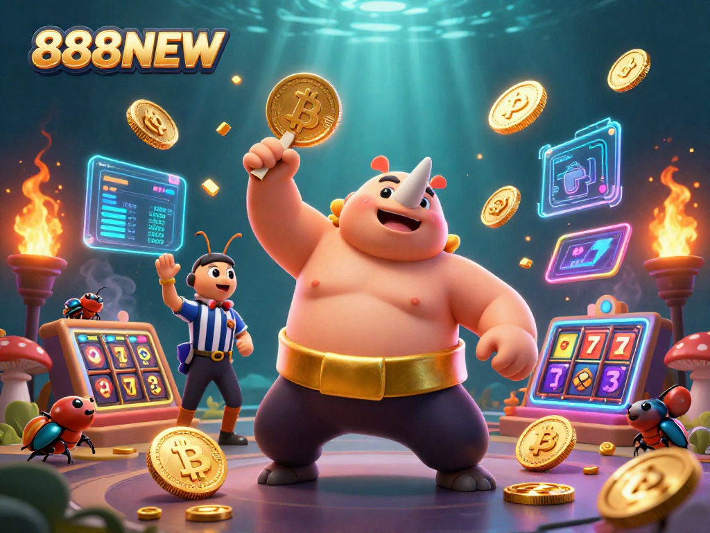 Experience thrilling gameplay with 888NEW in a vibrant digital casino featuring intense action and crypto excitement.