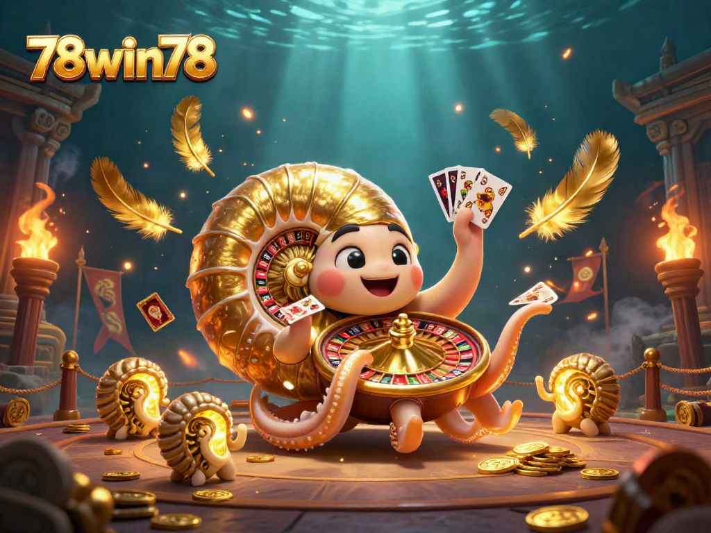 Engage in vibrant gaming excitement at 78win78 with a dazzling casino scene.