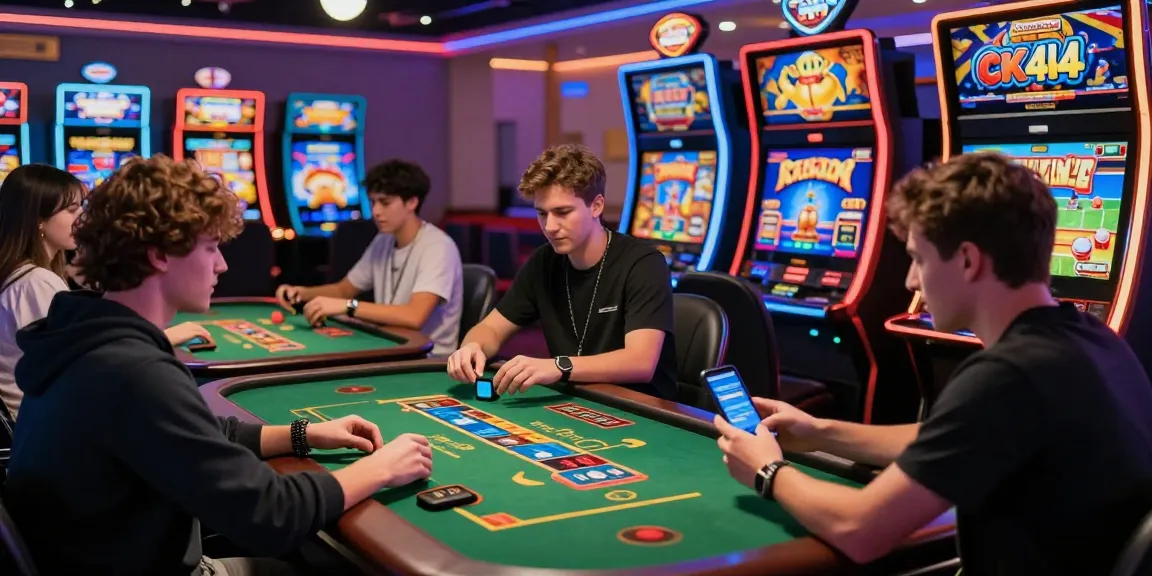 CK444 online casino players enjoying vibrant gaming and sports betting experience with live dealer games and mobile app.