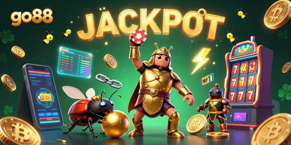 Spin and win at go88 with a thrilling casino experience featuring vibrant characters and jackpot elements.