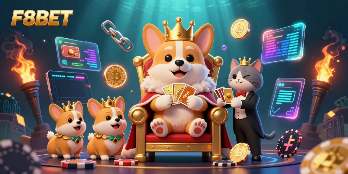 Engage with F8BET through an immersive casino experience featuring vibrant 3D characters and dynamic gameplay elements.