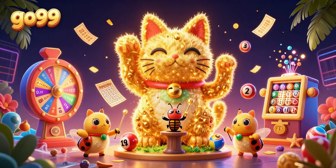 Experience exciting gameplay at go99 with a vibrant lucky cat and dynamic casino elements.
