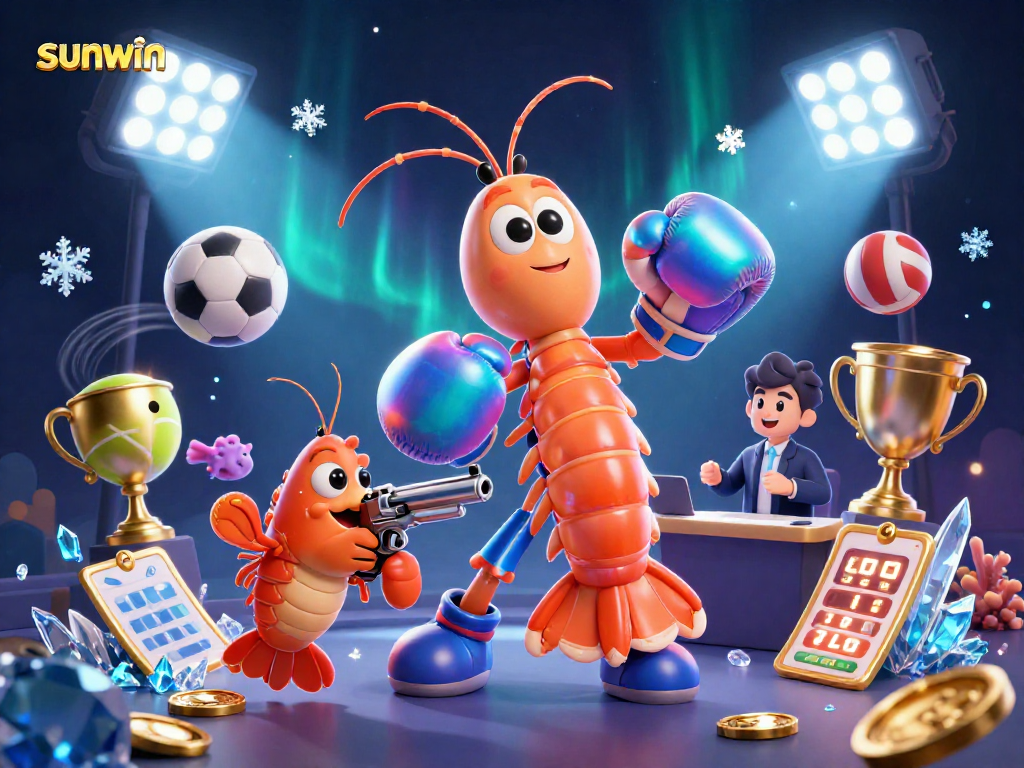 Experience the thrill of sunwin as the mantis shrimp and friends showcase their winning strategies.