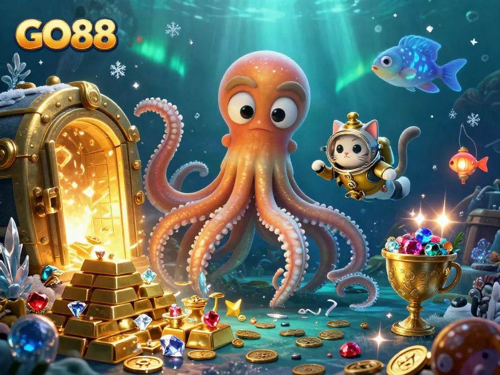 Experience exciting wins at GO88 with dynamic casino games and treasures illustrated